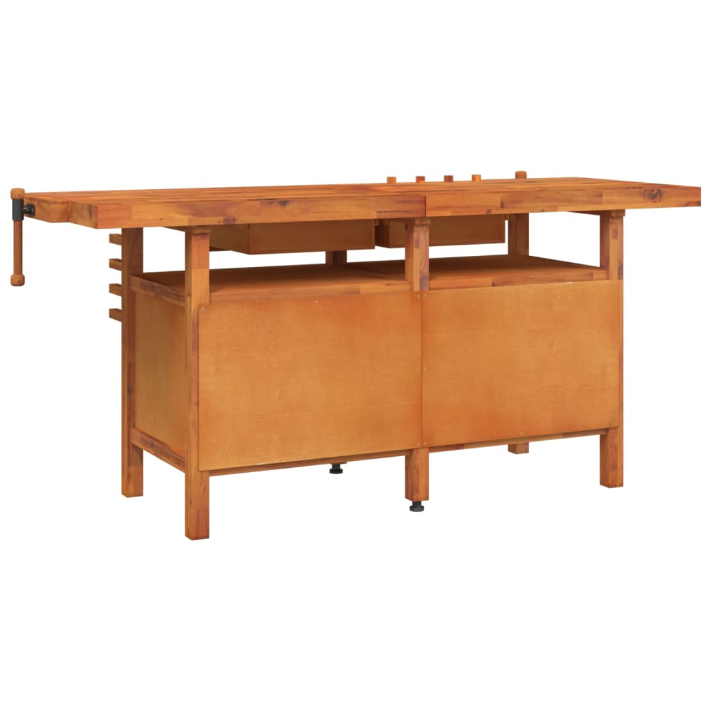 Werkbank – Werktafel – Werkbank Met Kast – Werkplek – Werkstation – Robuust Stalen Frame – Poedercoating Tegen Roest