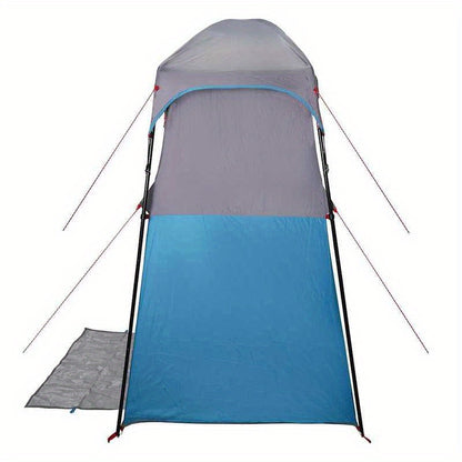 Campingtent – Kampeertent – Tent – Tweepersoonstent – Douchetent – Blauw – Lichtgewicht Oxford Stof – Inclusief Zonnescherm