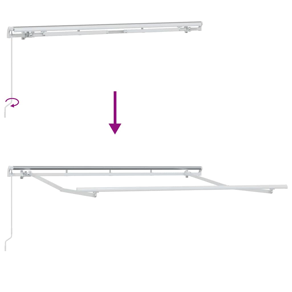 Zonnescherm – Uitschuifbare Zonwering – Balkon Zonwering – Terrasluifel – Buitenluifel – Waterafstotend Polyester – UV-Bescherming – Zwart