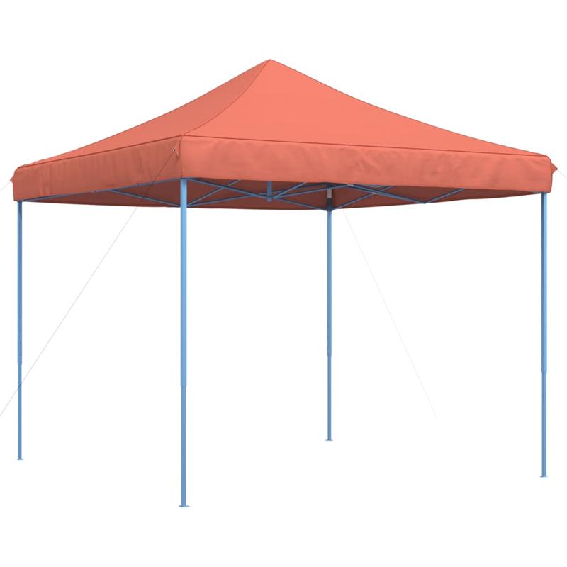 Partyzelt Faltbar Pop-Up Terrakottarot 292x292x315cm,  Party Tent, Popup Tent, Terracotta Roof, Popup Canopy, Party Shelter, Outdoor Enthusiasts, Backyard Parties