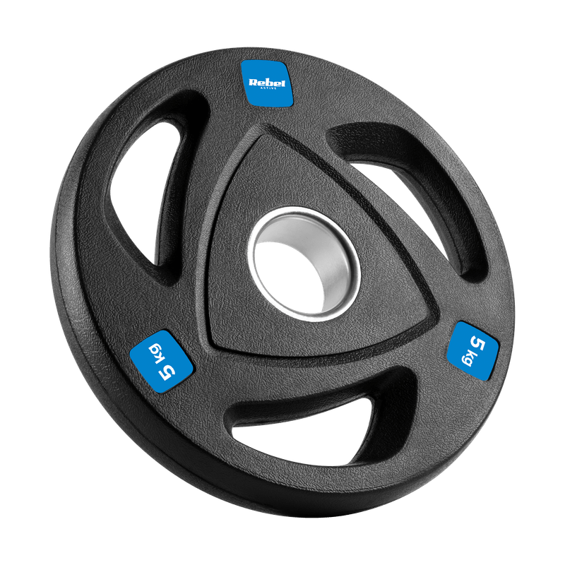 Gewichtsschijven – Halterschijven – Gewicht Schijven – Haltergewichten – Olympische Gietijzeren Schijven – 4 x 5 kg Set – 51 mm Gat – Rubberen Coating