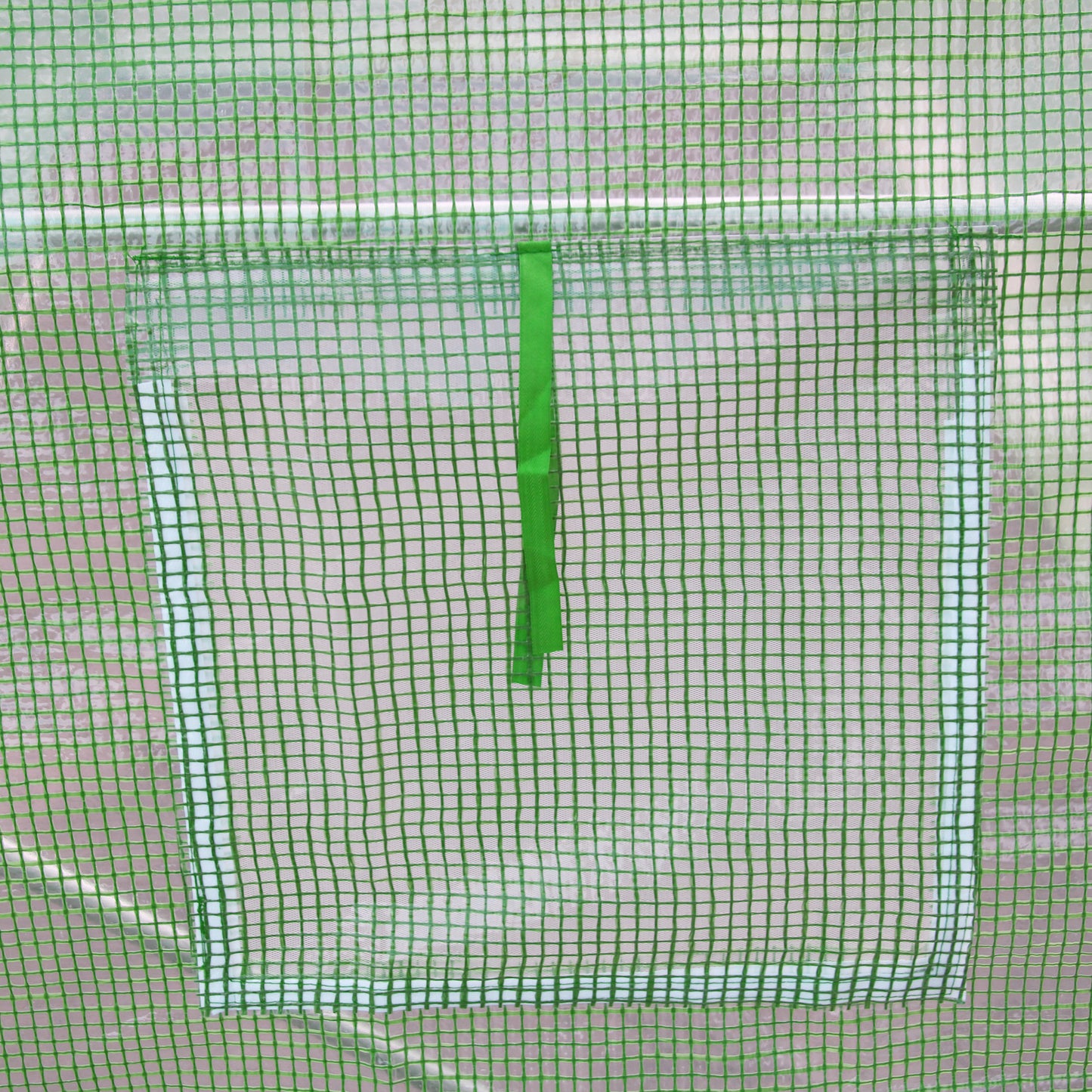 Tunnelkas – Kweekkas – Serre – Groentekas – Beschermhoes – 4,5 m² – Gehard Stalen Frame – Zipper Deur en 2 Roll-Up Ramen – Groen