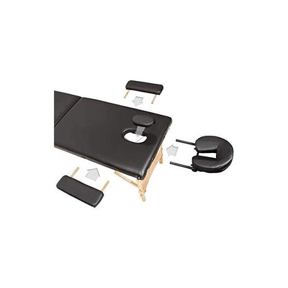 Massagetafel – Behandelbank – Massagebed – Massagebank – Massagebank inklapbaar – Verstelbare Hoogte tot 86 cm – Zachte PU Bekleding met 5 cm Padding