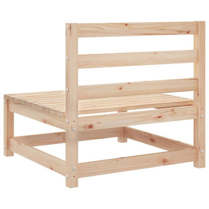 Houten Tuinbank 3-Delig – Armlos Loungeset – Buitenbank – Patio Meubel – Solid Pine Hout – Duurzaam Materiaal – Weerbestendig Design