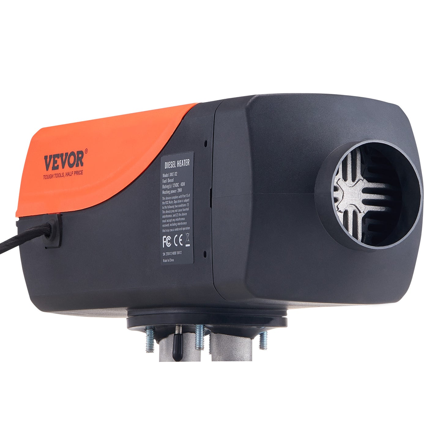 Diesel Kachel – Luchtverwarmer – Standkachel – Auto Verwarming – Caravan Heater – 12V 2KW Vermogen – Bluetooth App Bediening en LCD Display