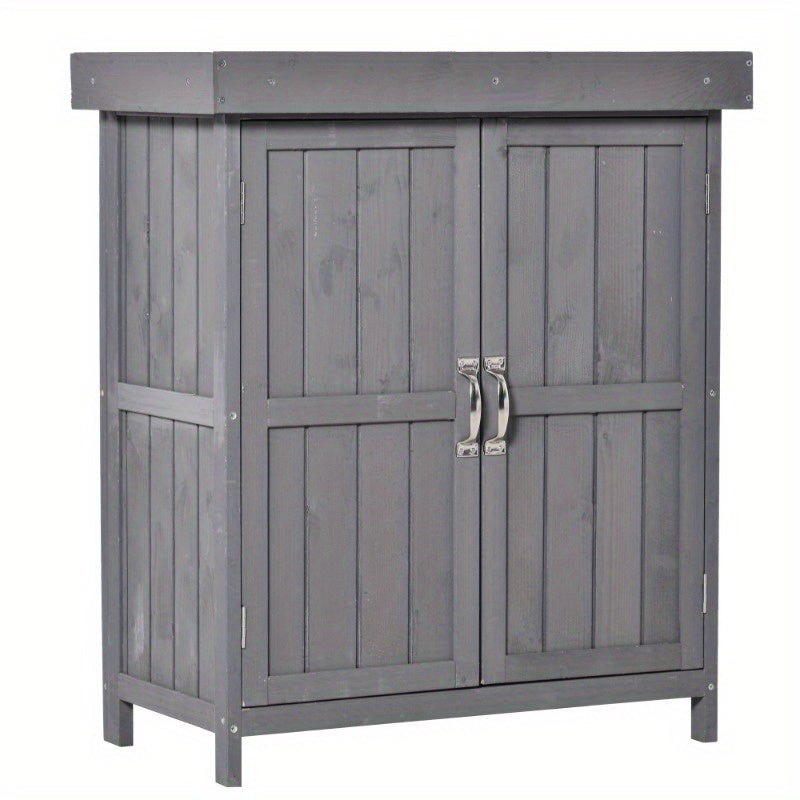 Opbergkast Tuinkast – Tuinberging – Buitenkast – Opbergbox – Tuinopslag – Weerbestendig – Met Combinatieslot – Magnesiumlegering & Ijzer – 74x43x88 cm