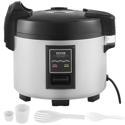Rijstkoker – Rice Cooker – Multicooker – Elektrische Rijstkoker – Professionele Rijstkoker – 15L Grote Capaciteit – Roestvrijstalen Behuizing