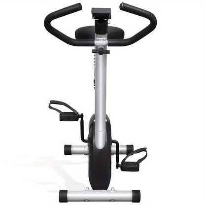 Elittica High-Quality Indoor Cycling Bike with Tungsten Steel Frame, Black Saddle, and Adjustable Resistance - Perfect for Home Workouts, Home Workout Equipment|Adjustable Resistance Bike|Durable Steel Frame