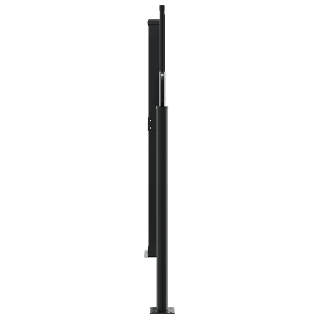 Windscherm – Windbreker – Uitschuifbaar – Tuinscherm – Privacyscherm – 140x1000 cm – Weerbestendig – Stalen Frame – Antraciet