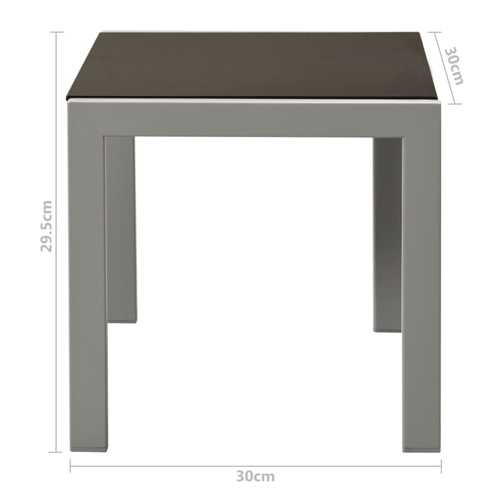 2-Persoons Lounge Set – Luxe Loungeset – Tuinset – Ligbedden – Bijzettafel – Stevig Stalen Frame – Ademend Textiel