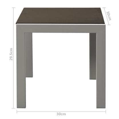 2-Persoons Lounge Set – Luxe Loungeset – Tuinset – Ligbedden – Bijzettafel – Stevig Stalen Frame – Ademend Textiel