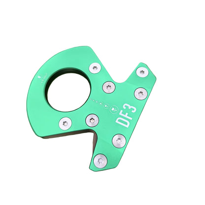 Golf Putter – Golfclub – Putting Club – Putterstok – Houten Putter – Rechtshandig – Aluminiumlegering Kop – S-Stiff Stalen Shaft – Groen 86,36 cm