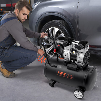 Luchtcompressor – Compressoren – Luchtpomp – Air compressor – Zwart – Olievrij – 15 Gallon – 5,3 CFM bij 90 PSI
