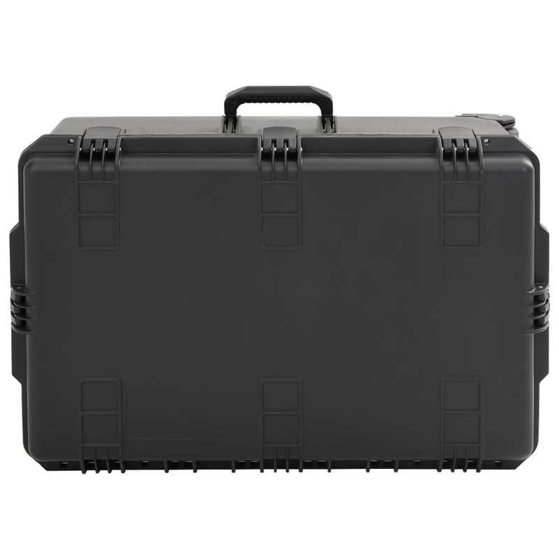 Reiskoffer – Koffer – Trolley – Bagage – Reisbagage – Zwart Met Gouden Accenten – Extra Grote Inhoud 79,5x52x39 cm – Kras- En Stootbestendig Kunststoff