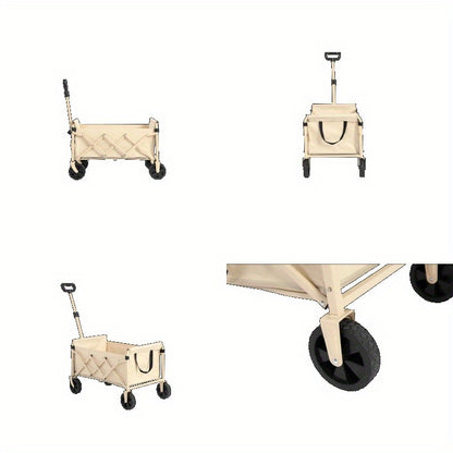 Opvouwbare Bolderwagen – Bolderkar – Vouwwagen – Transportwagen – Bolderwagen Met Stalen Frame – 60 Kg Capaciteit – Verstelbare Handgreep