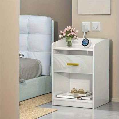 Modern Minimalistisch Nachtkastje – Bedkastje – Ladekastje – Opbergkastje – Compact Kastje – Ruimtebesparend – Lichtgewicht Kunststof