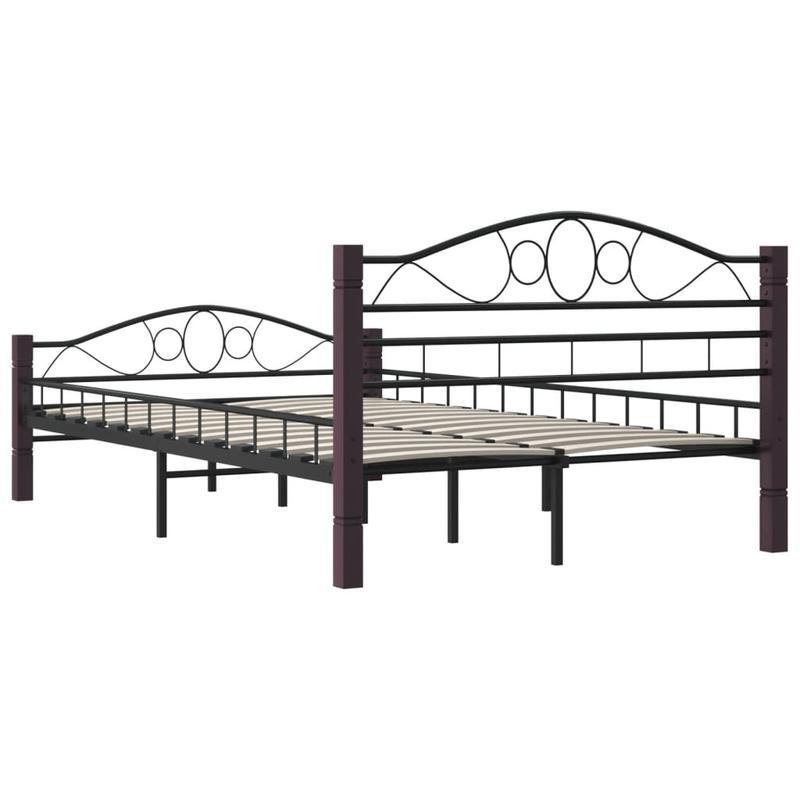 Black Metal Bed Frame 120x200cm
