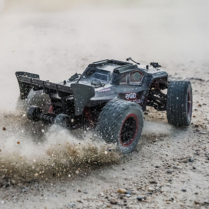 Afstandsbaanwagen – RC Auto – Bestuurbare Auto – Radiografisch Voertuig – Speelgoedauto – Oplaadbare Batterij – Veilig Kunststof Design – SG316MAX Zwart
