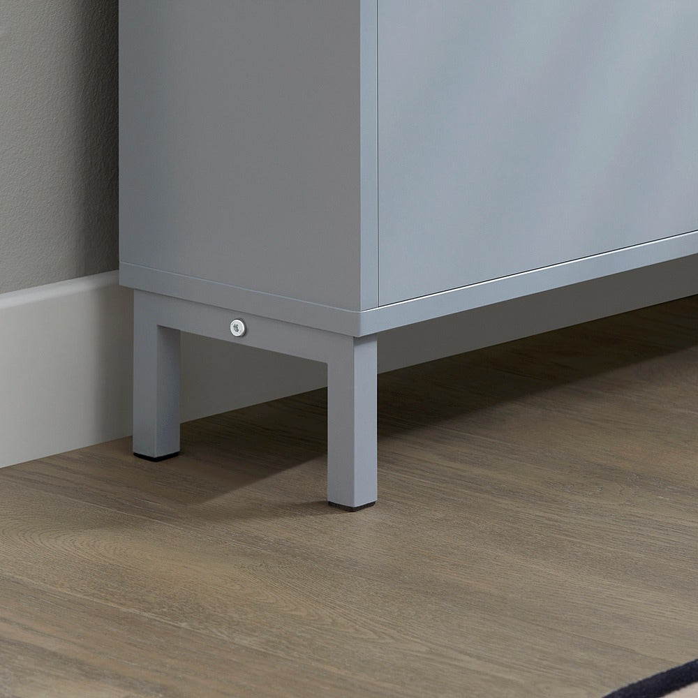 Barstoel – Kruk – Barkruk – Barstoel Met Rugleuning – Barstoel Met Armleuning – Set Van 2 – Scandinavisch Design – Lichtgrijs Stof – Massief Hout – Voetsteun