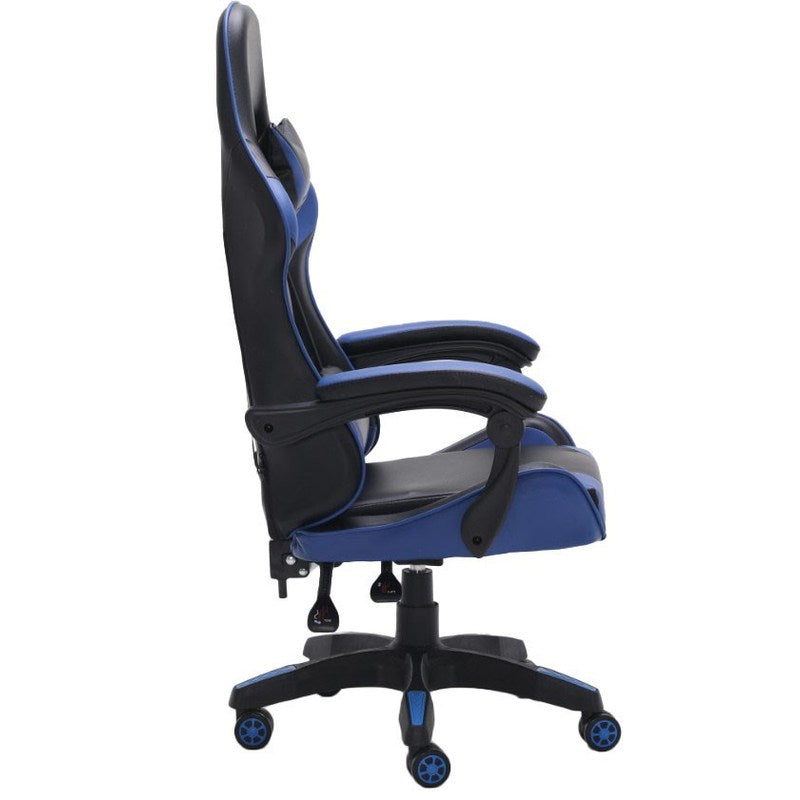 Draaifauteuil – Fauteuil – Relaxstoel – Bureaustoel – Gamingstoel – Ergonomisch Met Verstelbare Nek- en Lendensteun – Rugleuning Kantelbaar Tot 180°