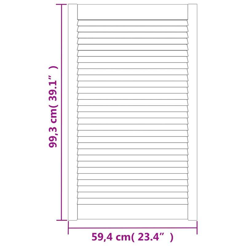 Opbergkast – Opbergmeubel – Bergkast – Opbergkast Met Deuren – Kast Met Slot – Set Van 2 – Stevig Dennenhout – Compact 99,3x59,4 cm