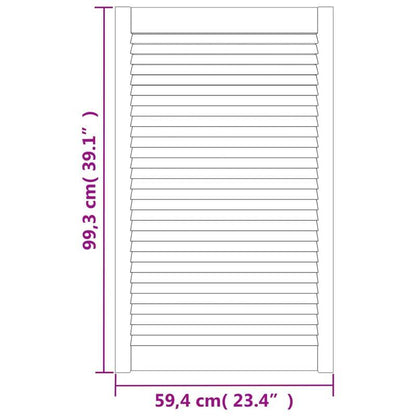 Opbergkast – Opbergmeubel – Bergkast – Opbergkast Met Deuren – Kast Met Slot – Set Van 2 – Stevig Dennenhout – Compact 99,3x59,4 cm