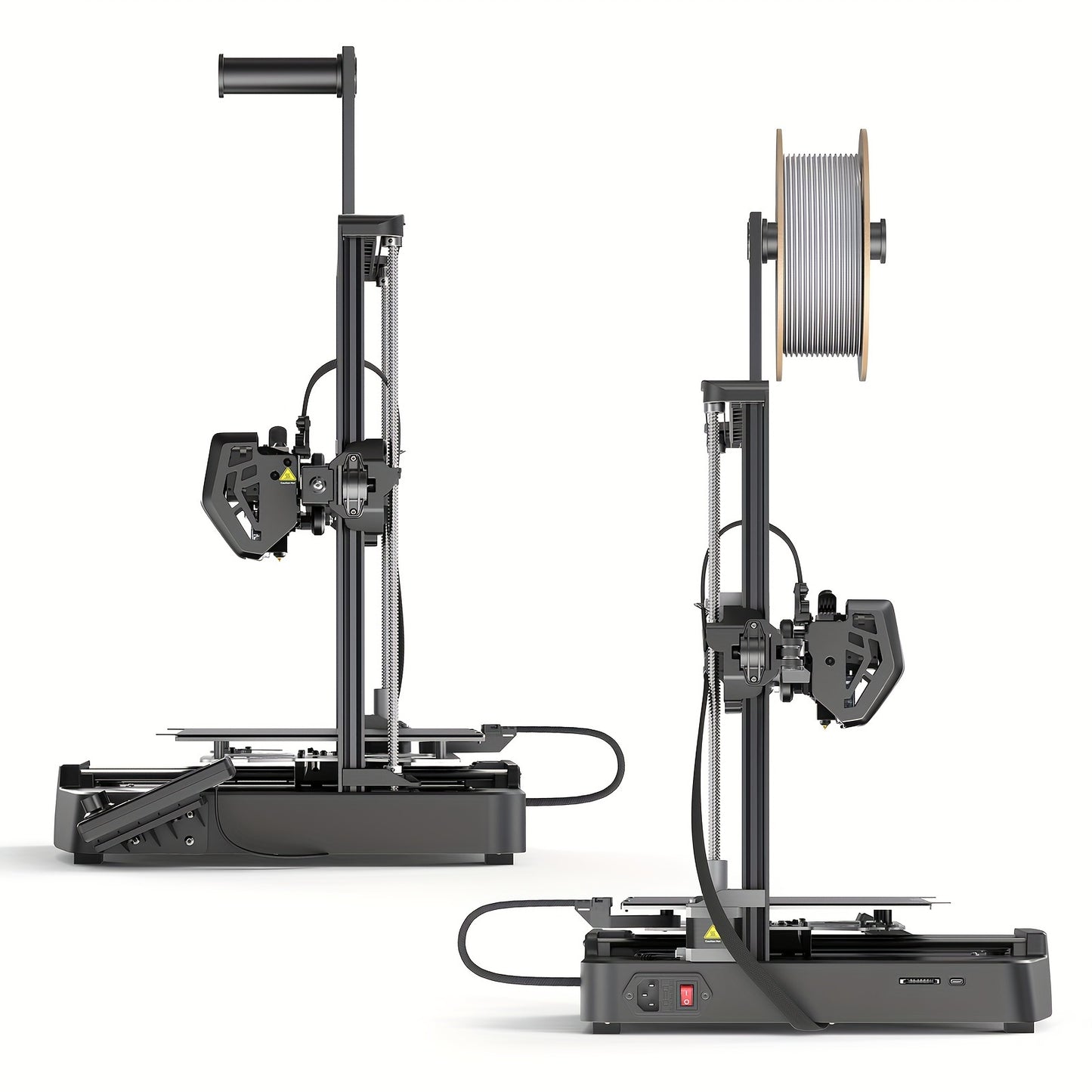 3D-printer – 3D Printmachine – Additive Printer – 3D Printer Kit – Zwart – Snelle Prints Tot 250 mm/s – Directe Sprite Extruder