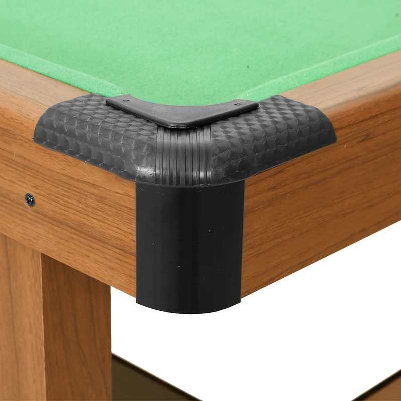 Biljarttafel – Pooltafel – Speltafel – Tafelbiljart – Game Table – Compact 4-voet – Houtlook Bruin