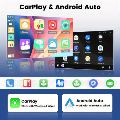 for Opel Corsa/Astra/Zafira/ Meriva/Vivaro/Combo Car Android 15 Car Stereo with 7” Touchscreen, CarPlay & Android Auto, Quad-Core Processor, 2+64GB, Navigation, WiFi, Steering Wheel Control, FM Radio, Compatible with (2003-