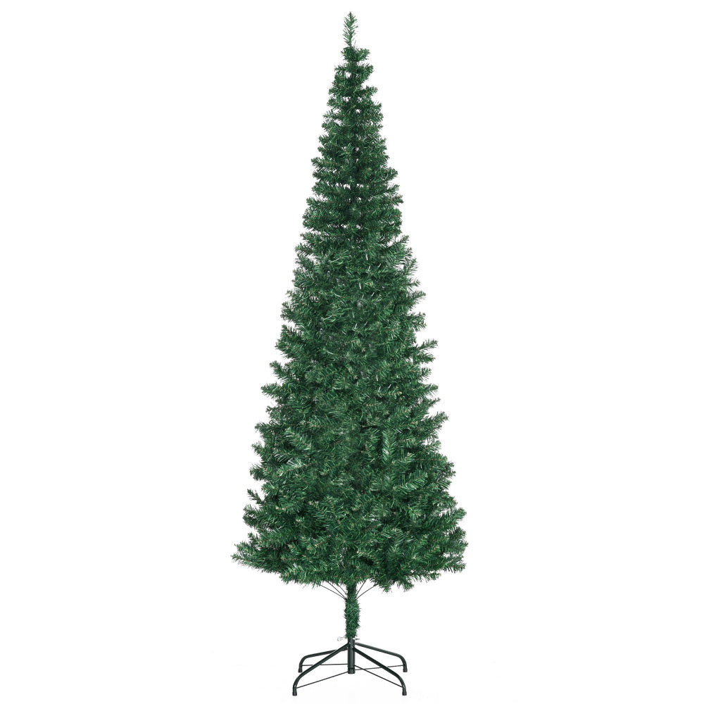 Kunstkerstboom – Nepboom – Kerstboom – Kunstboom – Dennenboom – 2,1 Meter Hoog – Groen PVC Met 631 Takken