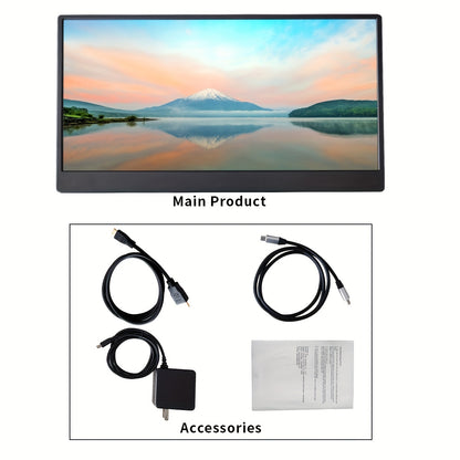 Portable Monitor – Extra Scherm – Tweede Beeldscherm – Laptop Monitor – Gaming Monitor – 18,5 Inch – 120Hz Refresh Rate – 100% sRGB Kleurruimte