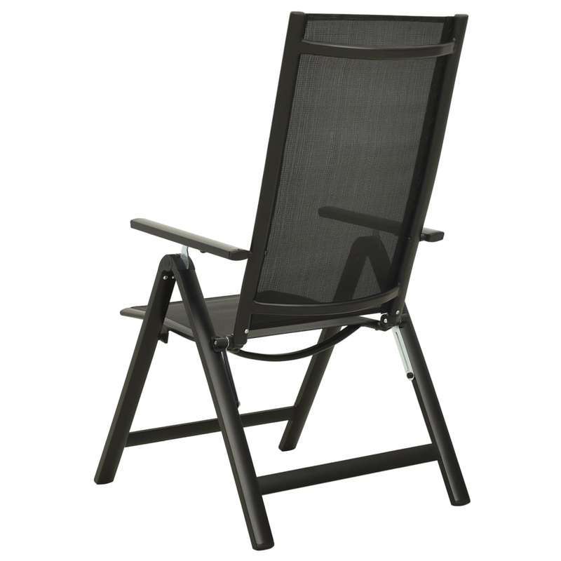 Inklapbare Tuinstoel – Outdoor Stoel – Balkonstoel – Campingstoel – Lichtgewicht – Weerbestendig Aluminium – Ergonomisch Design