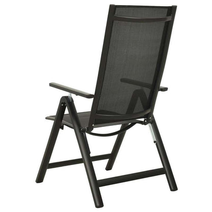 Inklapbare Tuinstoel – Outdoor Stoel – Balkonstoel – Campingstoel – Lichtgewicht – Weerbestendig Aluminium – Ergonomisch Design