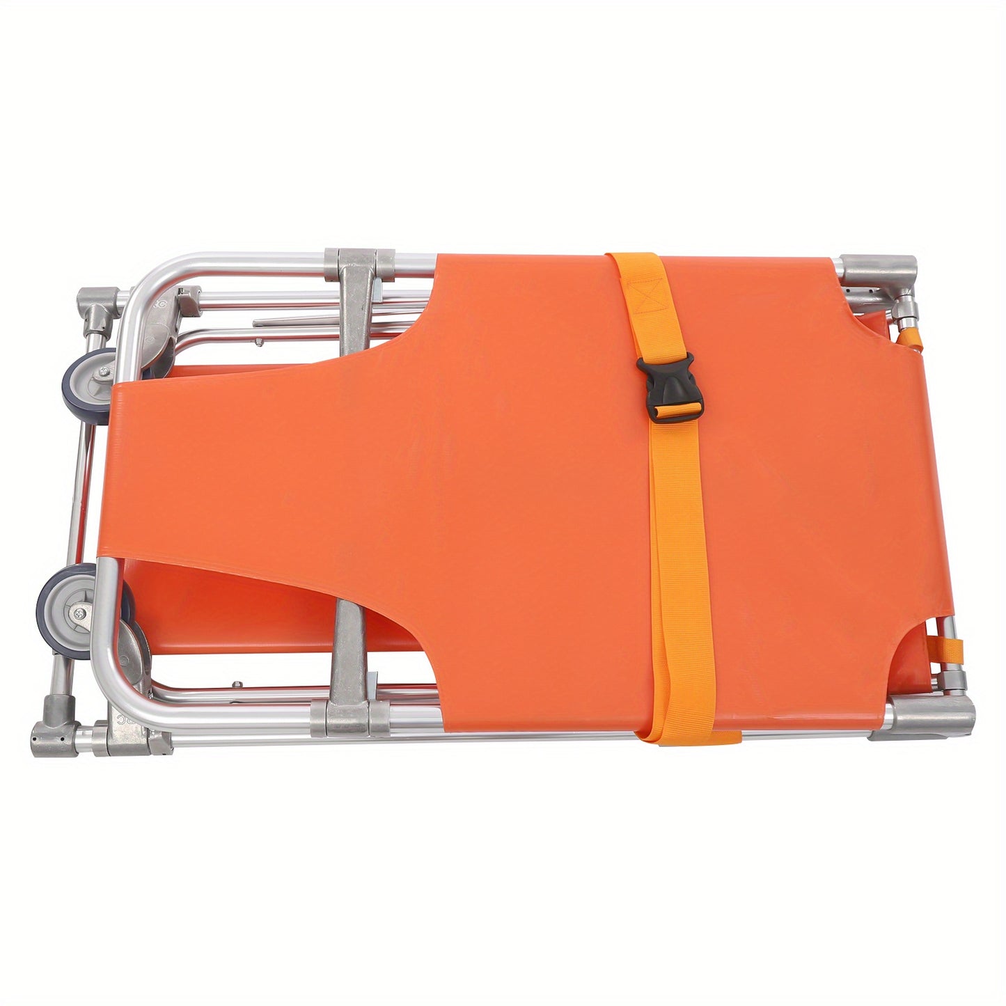 Heavy-Duty EMS Traptstoel – Ambulance Stoel – Draagbaar Stretcher – Reddingsstoel – Medische Transportstoel – Extra Stevig Aluminium – Draagvermogen 159 KG – 4 Wielen Met Veiligheidsgordels