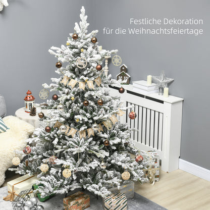 Kunstkerstboom – Nepspar – Decoratieve Kerstboom – Winterboom – Sneeuwdecoratie – 1,80 Meter Hoog – Realistische Takken Met Dennenappels