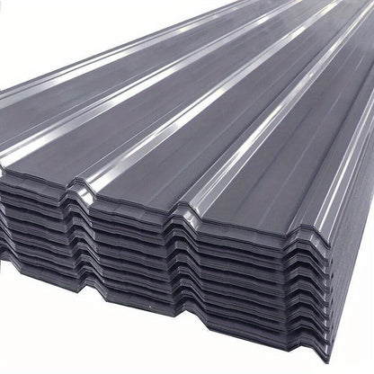 Dakplaten – Dakpanelen – Golfplaten – Geprofileerde Dakplaten – Muurplaten – Gegalvaniseerd Staal – 24 Stuks 129x45 cm 0,25 mm – Weerbestendig & Roestvrij