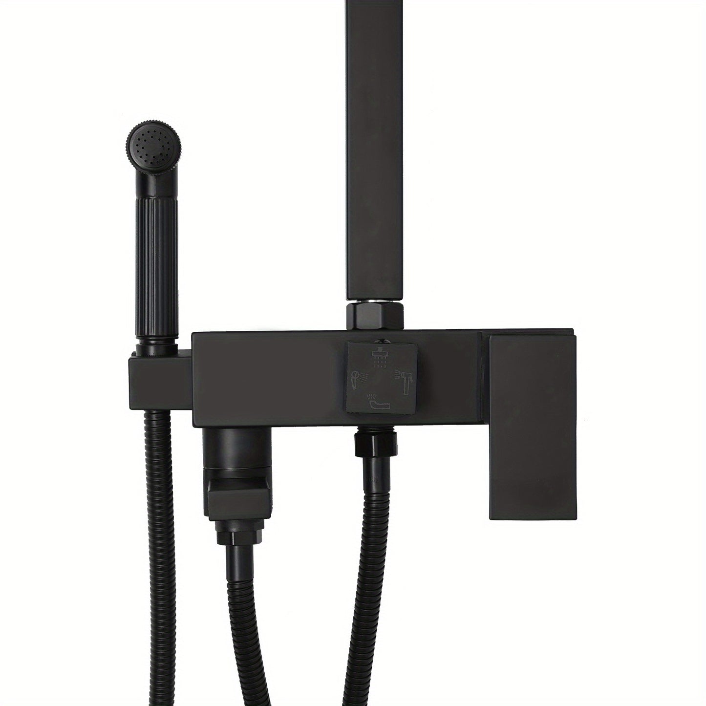 Doucheset – Douchekraan – Regendouche – Handdouche – Glijstang – Thermostatisch – Koperen Kern – Verstelbare Hoogte 73-116 cm