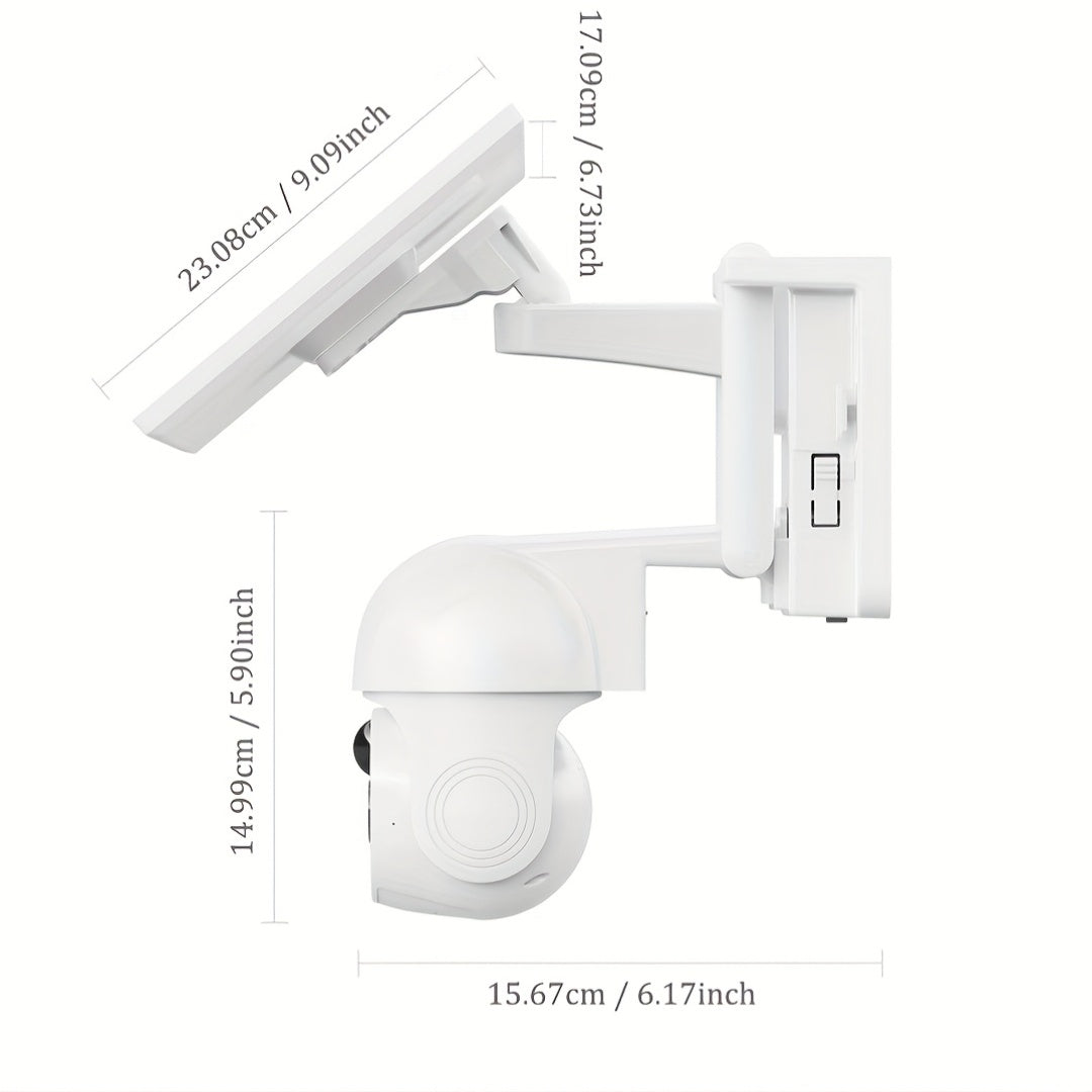 Beveiligingscamera – Camerabewaking – Buitencamera – Bewakingscamera – Draadloze Camera – 1080P Full HD – Zonne-energie Met Menselijke Detectie – Kleurennachtzicht Met Tweeweg Audio