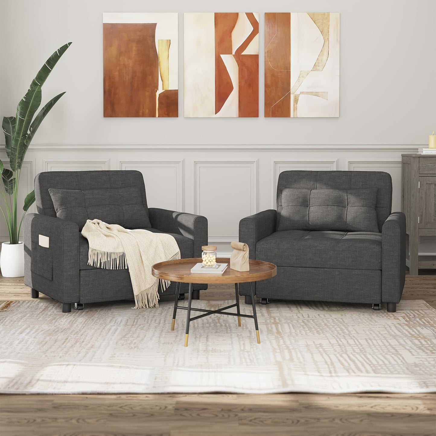 Comfortable Recliner Chair, Adjustable Backrest Sleeping Chair And Folding Sofa Bed - Perfect Relaxation Chair For Your Living Room Or Bedroom