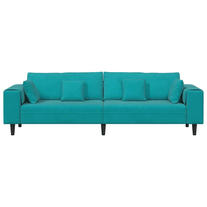 Velvet bank – Fluwelen sofa – Zitbank – Slaapbank – Loungebank – Geel zonder ottomaan – Zacht schuimvulling – Stevig houten frame