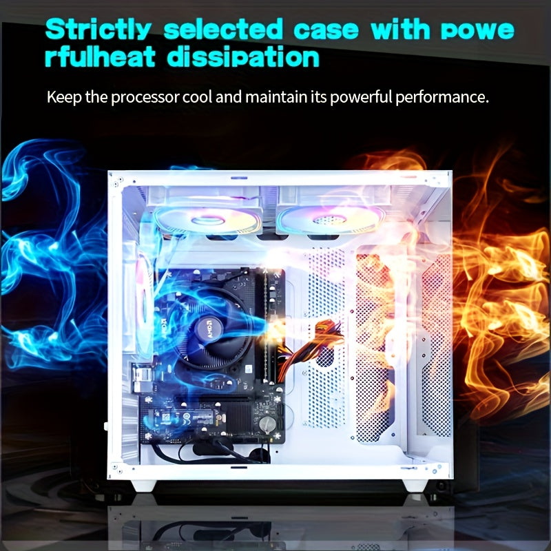 Gaming PC – Highperformance Pc – Gaming Computer – Compact Desktop – Moderne Desktop – AMD Ryzen 5 5600GT Processor – 16GB DDR4 RAM & 1000GB NVMe SSD