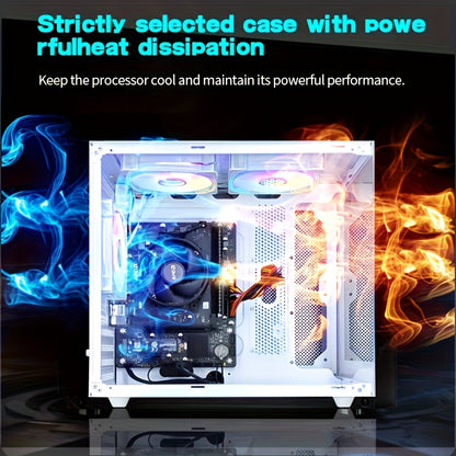 Gaming PC – Highperformance Pc – Gaming Computer – Compact Desktop – Moderne Desktop – AMD Ryzen 5 5600GT Processor – 16GB DDR4 RAM & 1000GB NVMe SSD