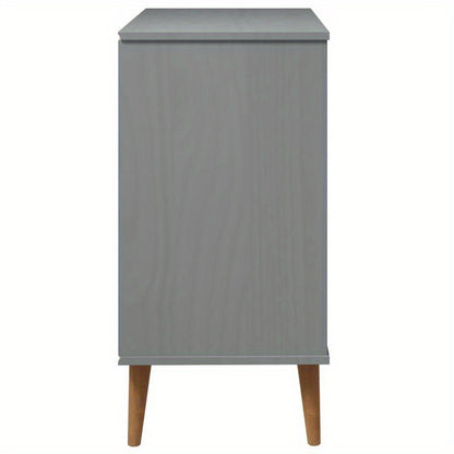 Ladekast MOLDE 80x40x80cm massief grenenhout grijs, Almirah For Clothes, Wardrobe Closet Local Warehouse, Meuble De Rangement, Commode De Chambre, Cubbpqrd, Clothes Storage, Bedroom Furniture, Contemporary Furniture, Sleek St