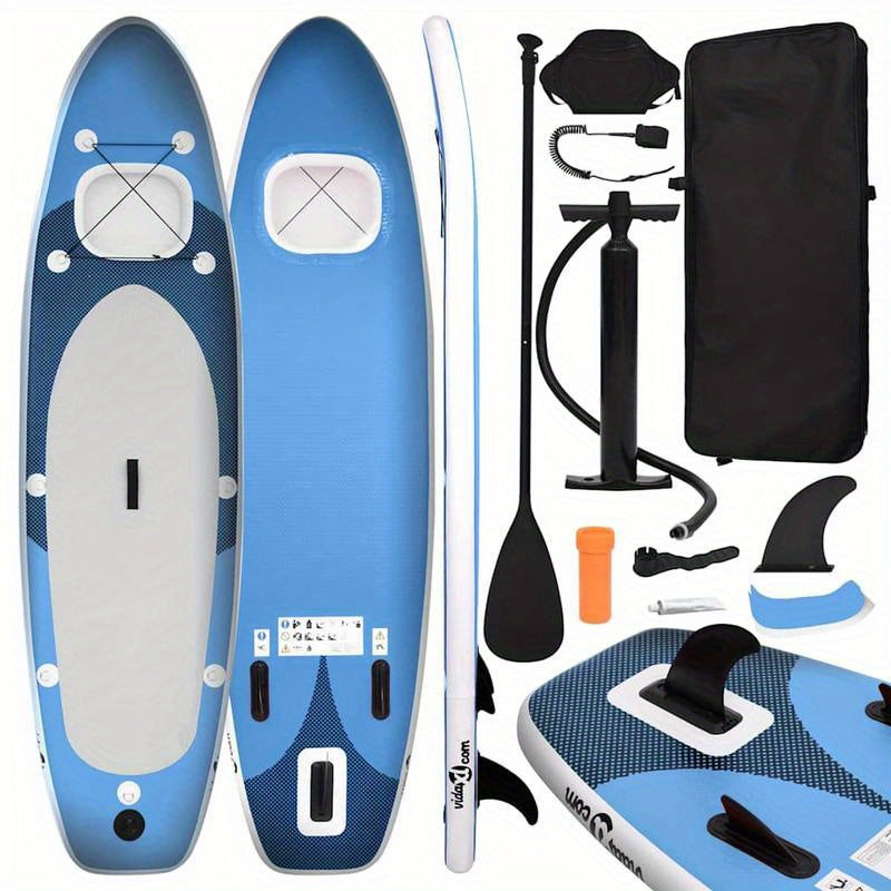 Opblaasbaar Sup-Board – Inflatable Stand-Up Paddleboard – Surfboard – Watersportboard – Lichtgewicht – 330x76x10 Cm – Robuust Rubber