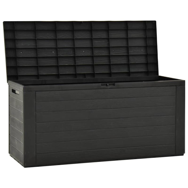 Anthracite Outdoor Storage Box 116X44X55 Cm – Sleek Design, Rational Organisation And Proven Robustness for Modern Living Spaces