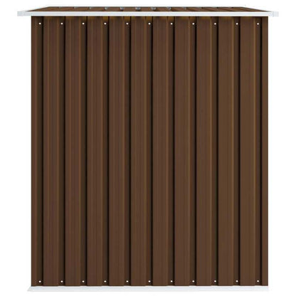 Tuinberging – Tuinhuisje – Tuinschuur – Berging – Opslagruimte – Staal – 257x205x178 cm – Bruin – Weerbestendig – Ruim