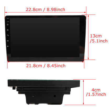 9-inch Android autoradio – 2DIN multimedia speler – universele car stereo – auto radio – touchscreen head unit – Met achteruitrijcamera & microfoon – 4GB RAM 64GB opslag – Android 15 systeem