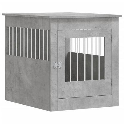 Hondenkennel – Hondenren – Buitenkennel – Tuinkennel – Meubelstijl Kennel Grijs – Weerbestendig Hout – Betonlook Afwerking 64,5x80x71 cm