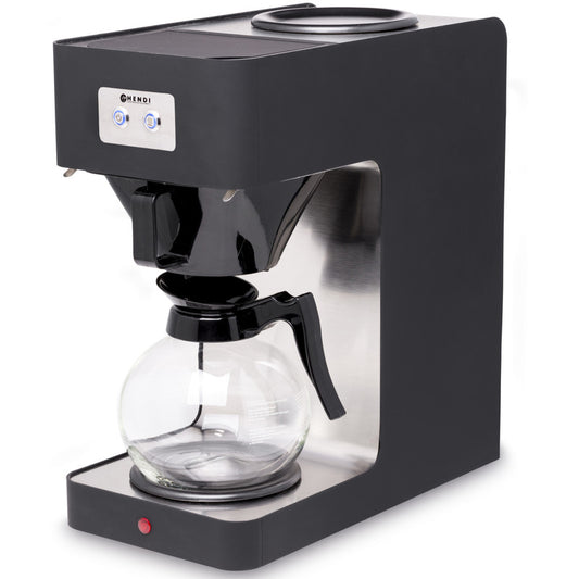 Hendi 208533 Pour-Over Coffee Maker with 1.8L Carafe for 110/250mm Filters