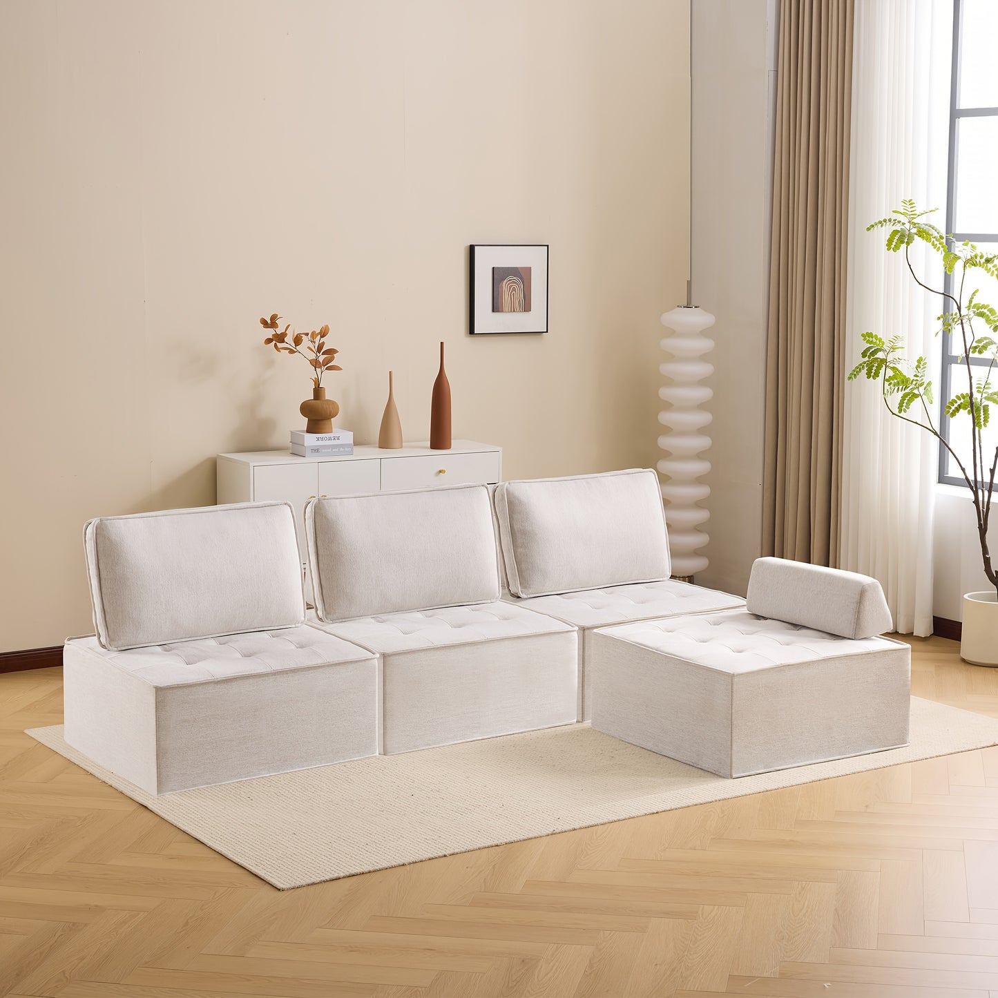 Fauteuil – Zitzetel – Relaxstoel – Lounge Chair – Stoel – Compact Design – Duurzaam Zacht Houten Frame
